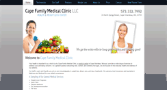 Desktop Screenshot of capefamilyclinic.com